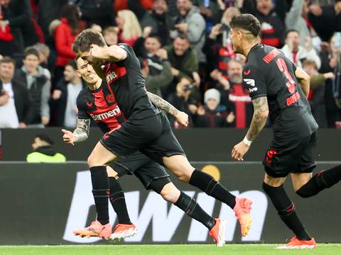 Bayer Leverkusen de Piero Hincapié gana y toma ventaja sobre West Ham en los cuartos de final de la Europa League