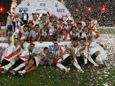 “Este River Plate representa el gusto del hincha”, dice Marcelo Gallardo por la goleada a Racing Club que les dio el título de la Supercopa Argentina 2019 