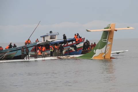 Al menos 19 muertos en accidente aéreo en Tanzania