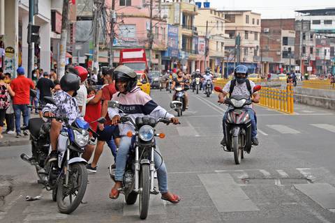 Población de motos crece rápidamente en las calles de Ecuador