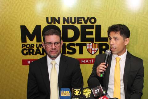 Matías Oyola será candidato a la presidencia de Barcelona SC, le confirma Rafael Verduga a EL UNIVERSO