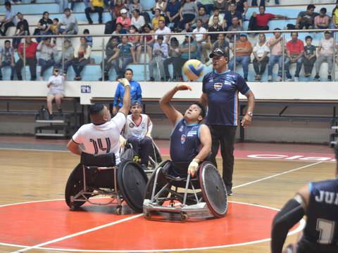 ‘Rugby’ en silla de ruedas, ‘skate’ con arneses y bicicletas adaptadas: personas con discapacidad vivieron experiencia deportiva en parque Samanes  