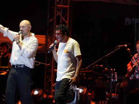 Andrés Cepeda y Santiago Cruz hicieron homenaje a Julio Jaramillo en su concierto en Samborondón