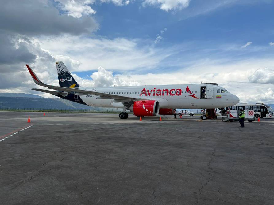 Avianca deploys its eighth aircraft in Ecuador, which will help cover 5 domestic destinations and fly 11 direct international routes