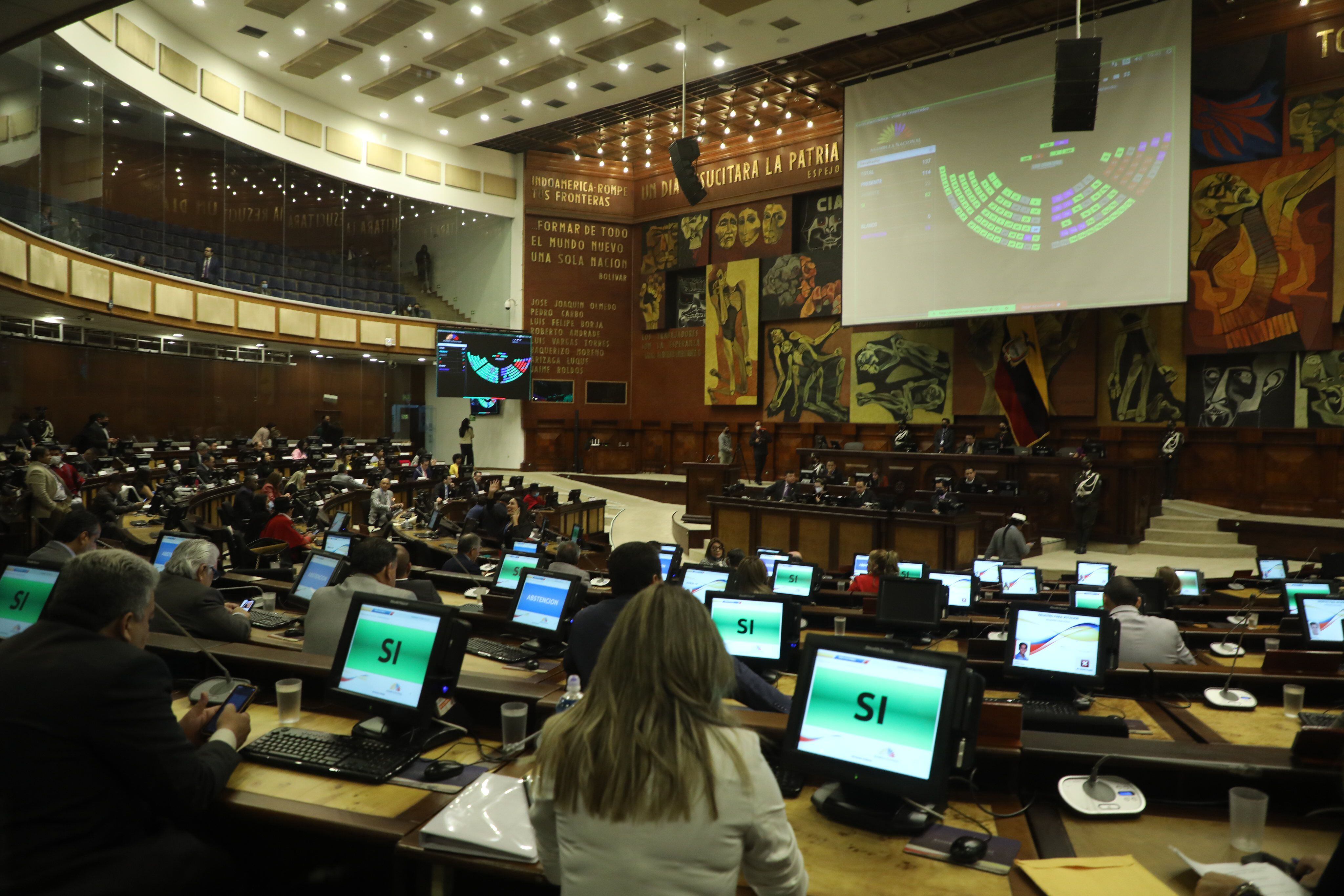 Asamblea Nacional bajo control del correísmo, PSC y los rebeldes de Pachakutik