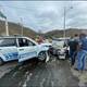 Varios heridos tras accidente entre patrullero policial y automóvil en Manta