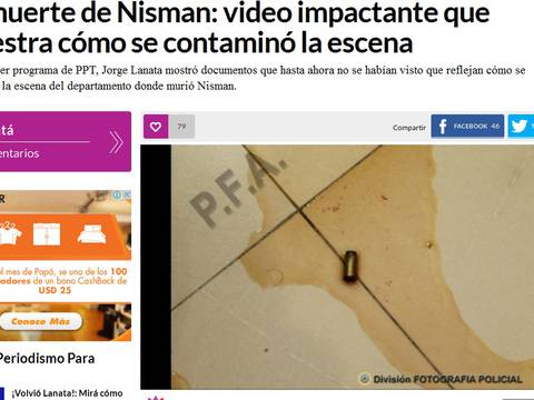 Polémica en Argentina por video sobre peritaje del domicilio de fiscal Nisman
