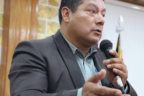 ‘A la CTE no la queremos ver por nuestras vías con operativos’, dice Marco Tapia, alcalde de Gualaceo