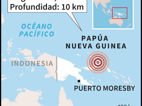 Sismo de 7,5 frente a Papúa Nueva Guinea activa alerta de tsunami 