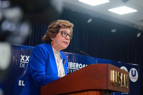 La ministra del Trabajo