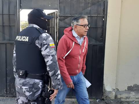 Alexis Mera dejó la cárcel de Tungurahua tras recibir el beneficio de prelibertad