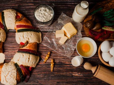 Estos son los principales ingredientes de la rosca de Reyes y su producción nacional, según INEC