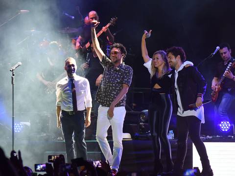 Guayaquil vibró con concierto de  Andrés Cepeda y sus amigos