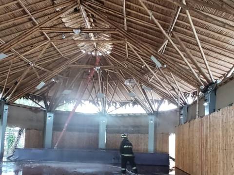 Un conato de incendio se registró en el Museo Amantes de Sumpa, en Santa Elena 