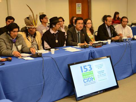 CIDH: Nos aflige y lamenta que el Estado ecuatoriano no participe en audiencias