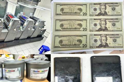 Dictan prisión preventiva para dos sospechosos de imprimir billetes falsos en Quito