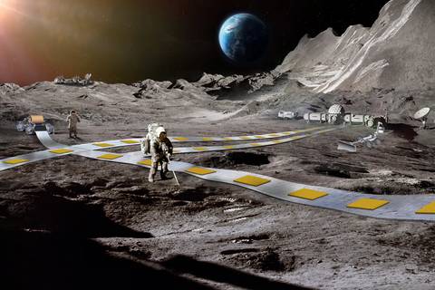La NASA tiene un plan para construir el primer ferrocarril en la Luna