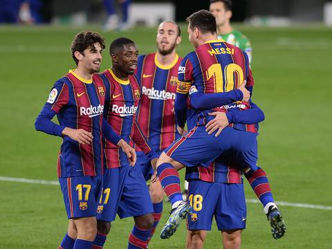 Lionel Messi encabeza la victoria del FC Barcelona en campo del Betis