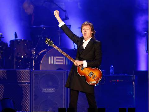 Avanza el montaje de escenario de Paul McCartney