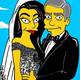George y Amal convertidos en Los Simpson