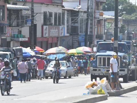 Coronavirus en Guayaquil: En el noroeste, zona de mayor contagio, hay un trajín intenso