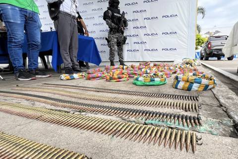 En Huaquillas más de 44.000 municiones fueron incautadas durante operativos
