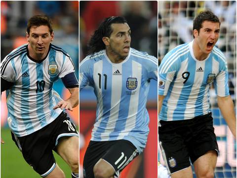 Messi, Tévez e Higuaín citados por Martino para medir a El Salvador y Ecuador