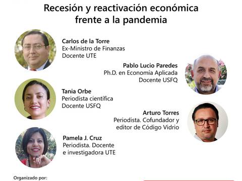 (En vivo) Webinar sobre cómo reactivar la economía de Ecuador luego del COVID-19
