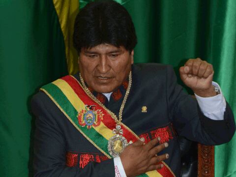 Evo Morales toma posesión para tercer mandato hasta el 2020 en Bolivia