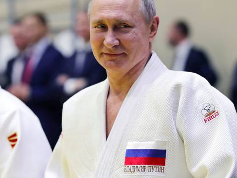 Federación Internacional de Judo anuncia suspensión de Vladimir Putin en cargo de presidente honorario 