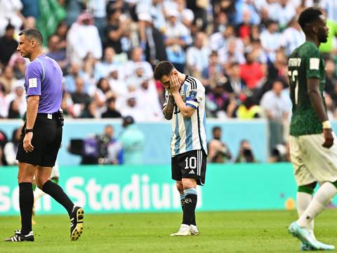 ¡Batacazo mundial! Argentina pierde en su primer partido de Qatar 2022 ante Arabia Saudita: 1-2