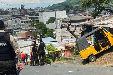 Ocupantes de dos tricimotos fueron atacados a tiros en el norte y sur de Guayaquil 