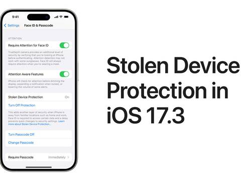 Apple agrega nueva capa de seguridad para proteger dispositivos robados