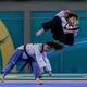 ¡Ecuador suma  medallas! Katlen Jerves y Mario Troya se quedaron con el bronce en dobles mixtos de taekwondo de los Juegos Panamericanos de Santiago 2023