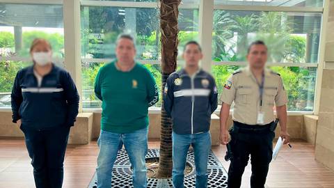 Juez investigado en el caso Purga fue detenido en el aeropuerto de Guayaquil cuando intentaba salir del país