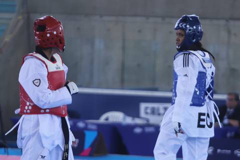Mell Mina y José Nieto entregan a Ecuador medallas de bronce en taekwondo de los Juegos Panamericanos Junior