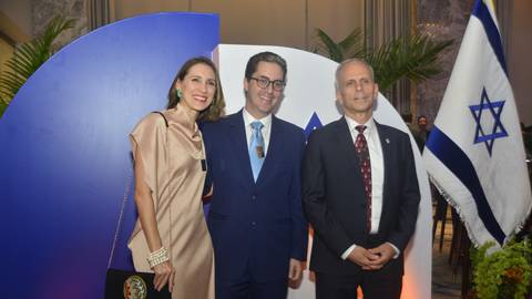 El consulado de Israel  en Guayaquil celebró los 76 años de independencia de ese país 