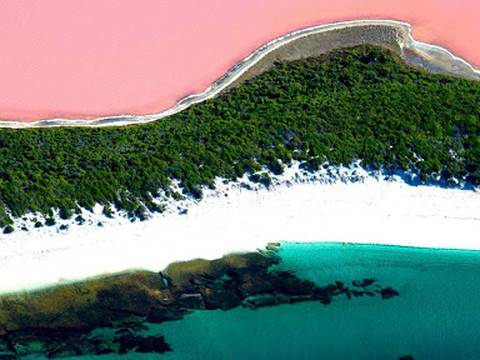 La extraña composición química de los lagos rosados alrededor del mundo