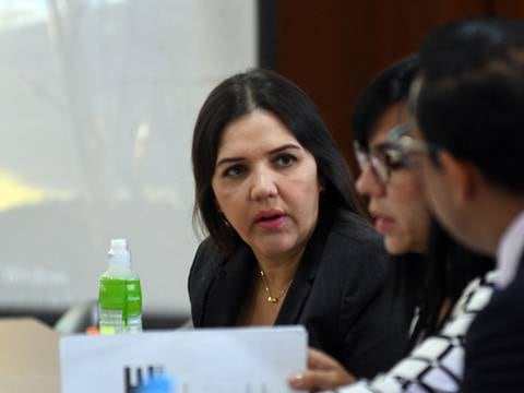 Pruebas se ventilan en juicio a exvicepresidenta María Alejandra Vicuña