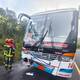 Siniestro de tránsito entre bus y tráiler causó siete heridos en ruta hacia la costa 