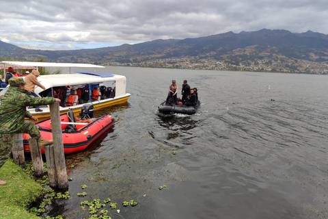 Localizaron los cuerpos de dos mujeres que naufragaron en el lago San Pablo