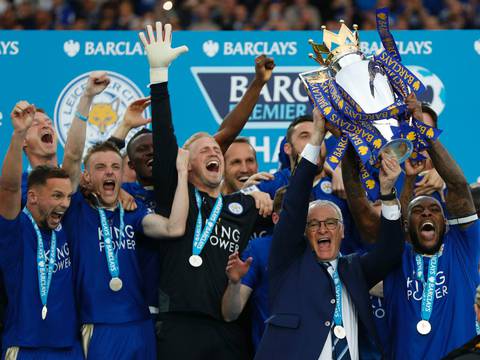 Leicester celebra el título con una fiesta en su estadio