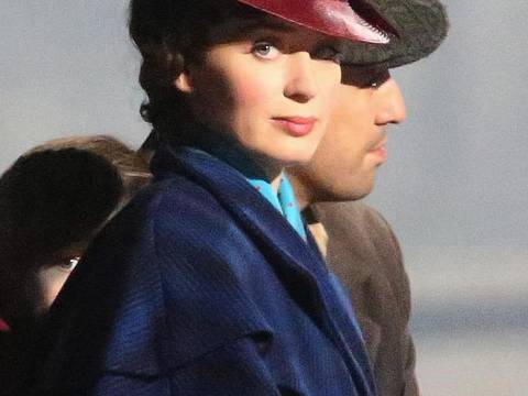 El rodaje del filme 'Mary Poppins Returns' en imágenes
