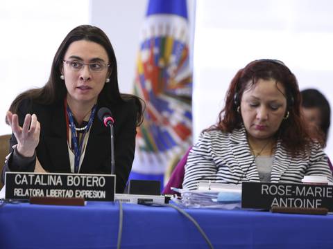 Catalina Botero: Que Correa acuda a medidas de CIDH es un "cinismo increíble"