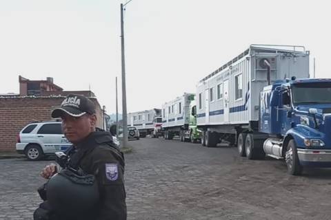 Cuartel Móvil de Control Fronterizo llegó  a Tulcán para reforzar operaciones de seguridad