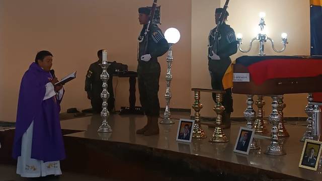 Capilla ardiente para velar a soldados fallecidos en accidente en Pastaza