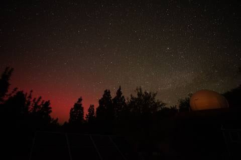Las auroras boreales se pueden ver por tercera noche consecutiva, en plena tormenta solar