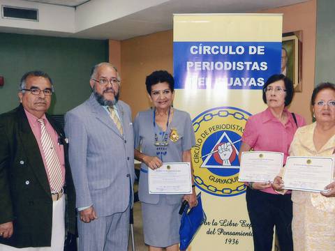 Círculo de Periodistas del Guayas llega a los 79 años