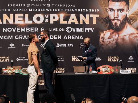 ‘Canelo’ Álvarez vs. Caleb Plant: fecha, horarios y canales de TV para ver la pelea por los títulos de peso supermediano