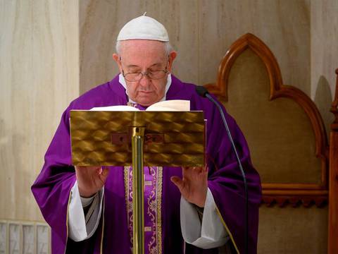 Semana Santa: Papa Francisco, con fe ‘de un tiempo mejor’